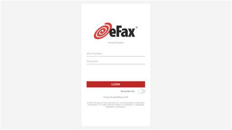 efax.com log in.